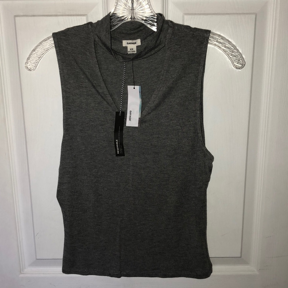 Garage Choker Neck Tank NWT